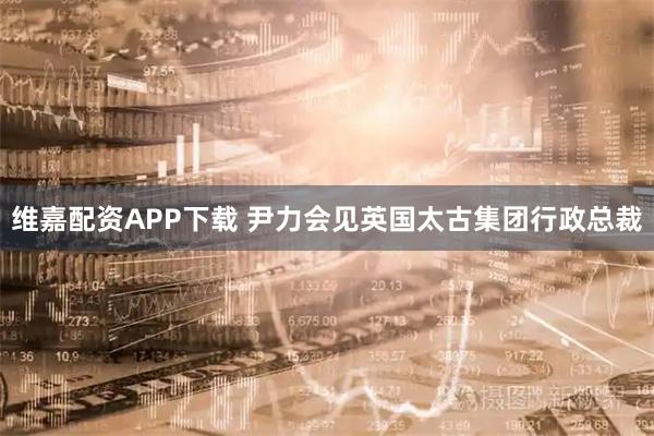 维嘉配资APP下载 尹力会见英国太古集团行政总裁