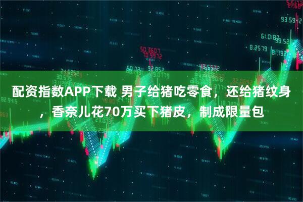 配资指数APP下载 男子给猪吃零食，还给猪纹身，香奈儿花70万买下猪皮，制成限量包